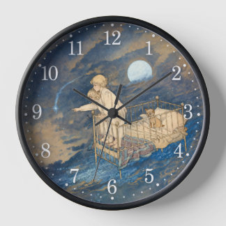 Reloj Niños en un cielo estrellado