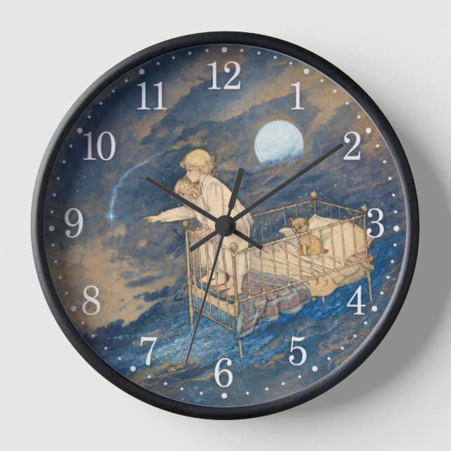 Reloj Niños en un cielo estrellado (Anverso)