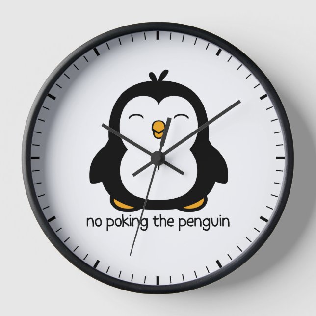Reloj No Es Posible Escurrir El Pingüino (Anverso)