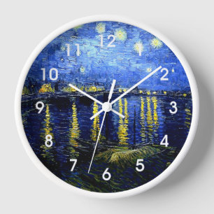 Reloj Noche estrellada sobre el Ródano por van Gogh