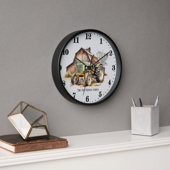 Reloj nombre de usuario del tractor de granja de Guay (Oficina)