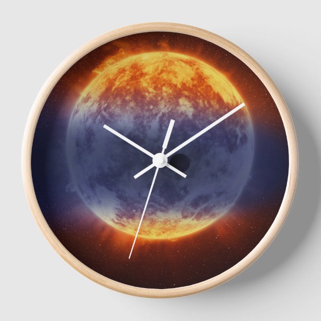 Reloj Nube De Gas De Hidrógeno Fuera Del Exoplaneta Gj 3 (Anverso)