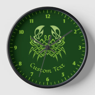 Reloj Nudo Celta de Cangrejo Verde