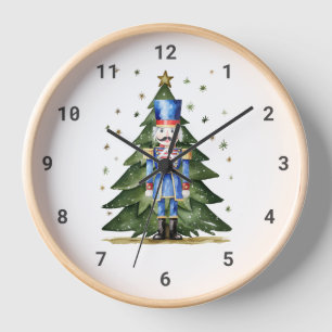 Reloj Nutcracker de acuarela
