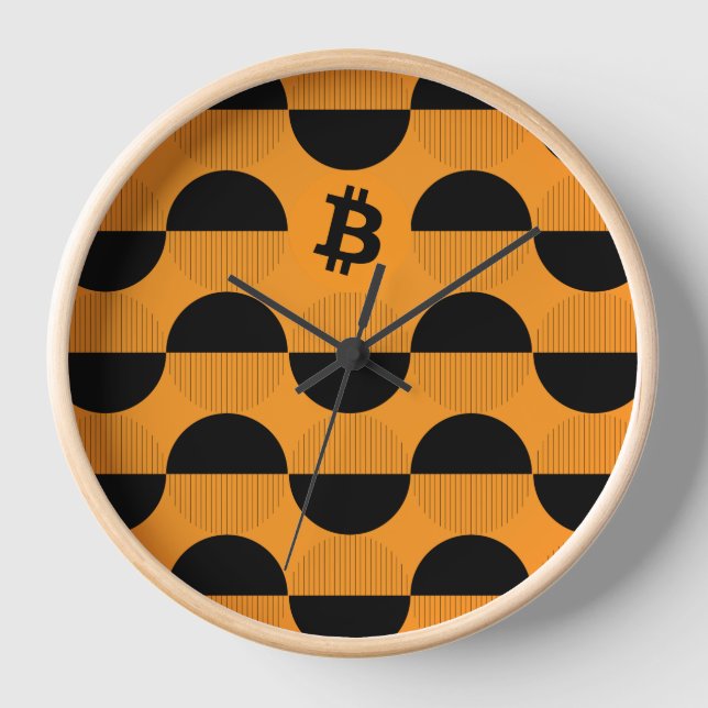 Reloj Observaciones del Diseñador de bitcoin (Anverso)