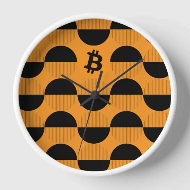 Reloj Observaciones del Diseñador de bitcoin (Anverso)