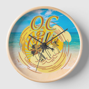 Reloj OC Cali Condado de Orange California Playa Sol Ole