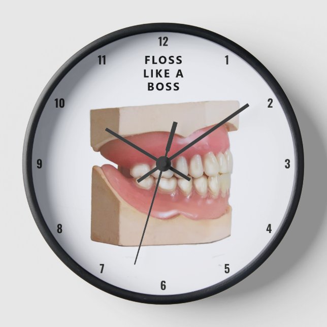 Reloj Oficina Dental Dentista (Anverso)