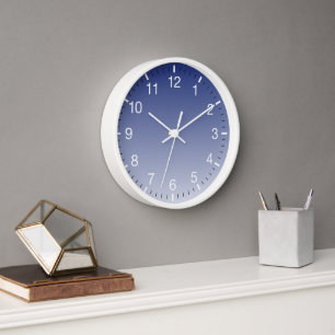Reloj Ombre azul moderno