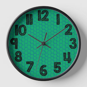 Reloj Ondas azules