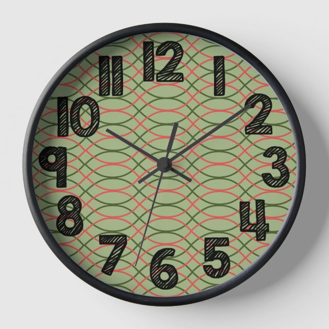 Reloj Ondas verdes (Anverso)