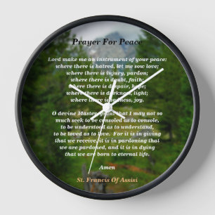 Reloj Oración Por La Paz