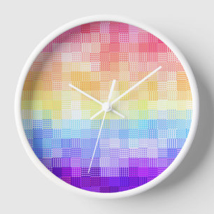 Reloj Orgullo Retro Boho Funky Quirky Xenogénero Cuadros