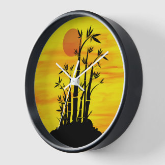 Reloj Oriental Bamboo Sunset