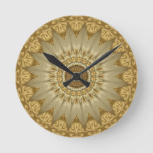 Reloj Ornate Gold Wall
