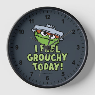 Reloj Oscar el Grouch   Hoy Me Siento Grouchy.
