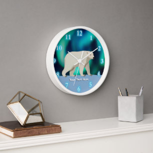 Reloj Oso Polar Cutáneo y Luces del Norte