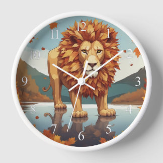 Reloj Otoño deja león macho