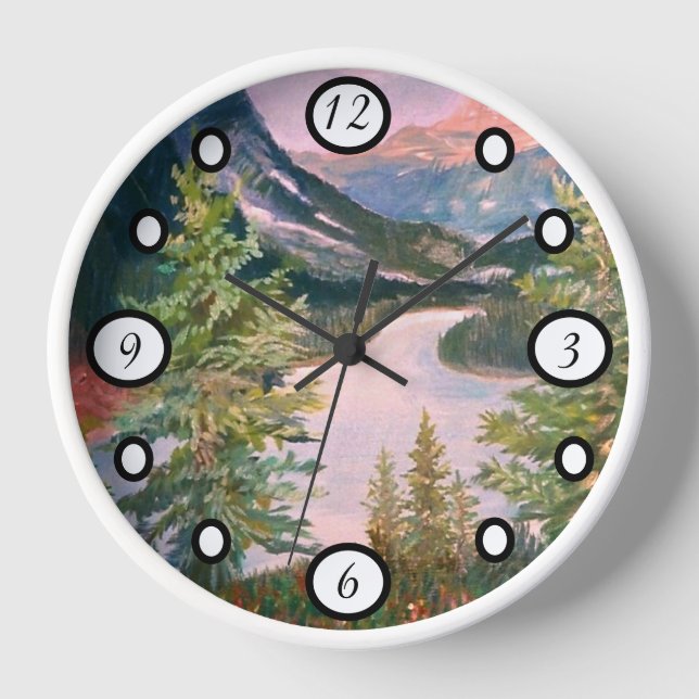 Reloj paisaje de Montaña Pintada (Anverso)