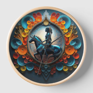 Reloj "Paisaje nativo americano de ensueño"