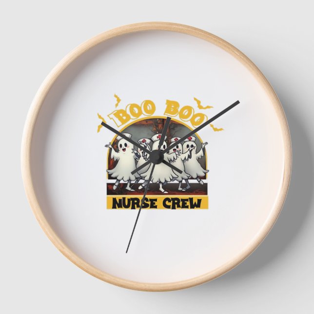 Reloj Palabras de la camiseta de la TRIPULACIÓN DE BOO B (Anverso)
