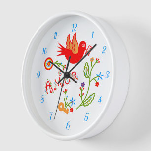 Reloj pañuelos de amor de San Valentín