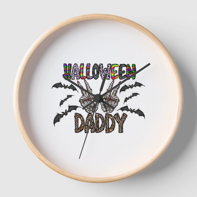Reloj Papi de Halloween (Anverso)