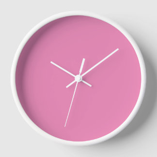 Reloj Pared rosa Rosa