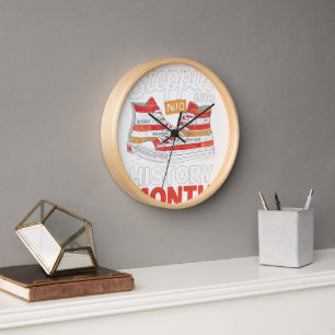 Reloj Pasar al Mes de la Historia Negra Snea Chicas Negr