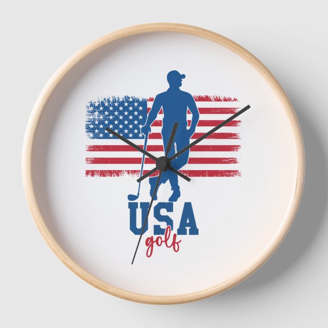 Reloj Patriotic Golf USA (Anverso)