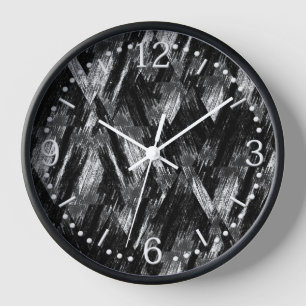 Reloj Patrón abstracto de grunge.