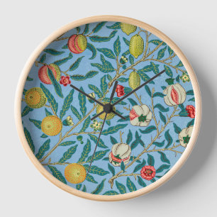 Reloj Patrón "Cuatro frutas" de William Morris