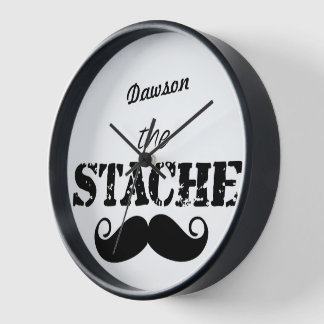 Reloj Patrón de bigote de cefalea