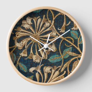 Reloj Patrón de chupa de miel de William Morris Vintage