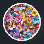 Reloj Patrón de flores de Bonito coloridas-20240<br><div class="desc">Patrón de flores de Bonito coloridas-20340</div>