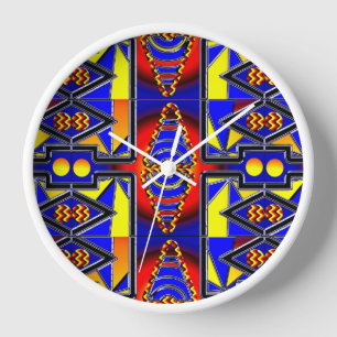 Reloj Patrón de gradiente geométrico 
