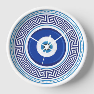 Reloj Patrón griego mal ojo Nazar