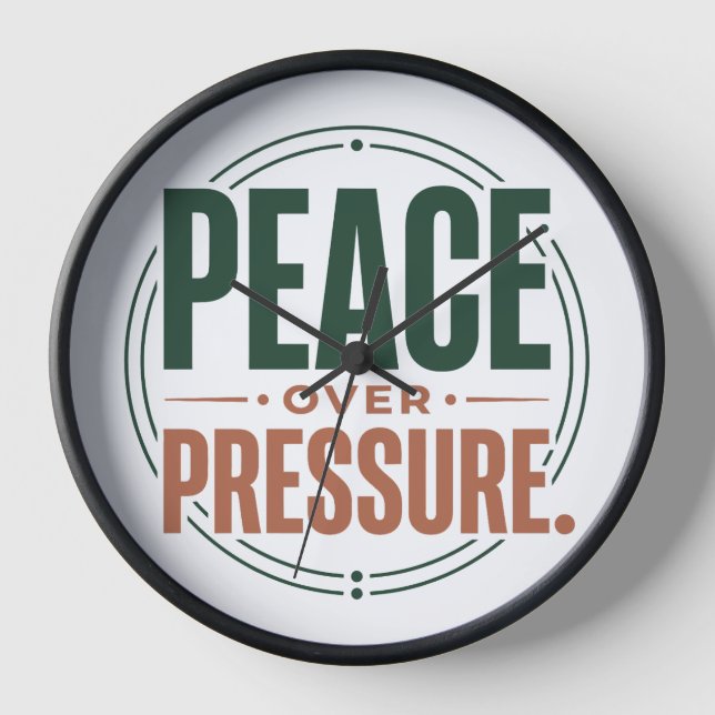 Reloj Paz sobre Presión (Anverso)