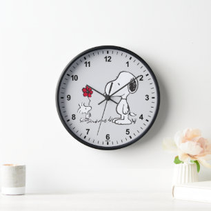 Reloj PEANUTS   Patrón rojo y negro