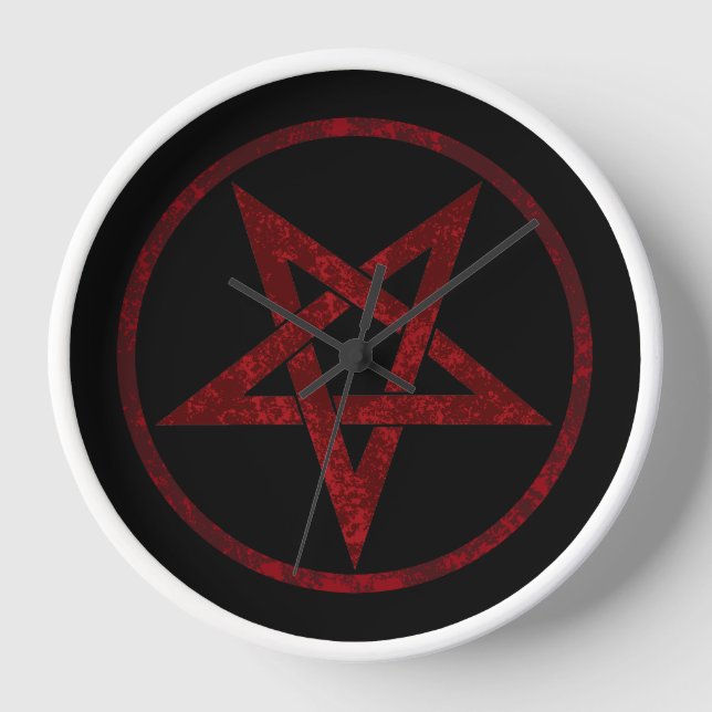 Reloj Pentagram del diablo Rojo (Anverso)