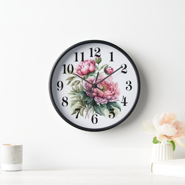 Reloj Peonía (Hogar)