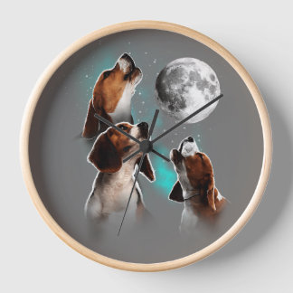 Reloj Perro Beagle Funny / Amortiguamiento Beagle En El 