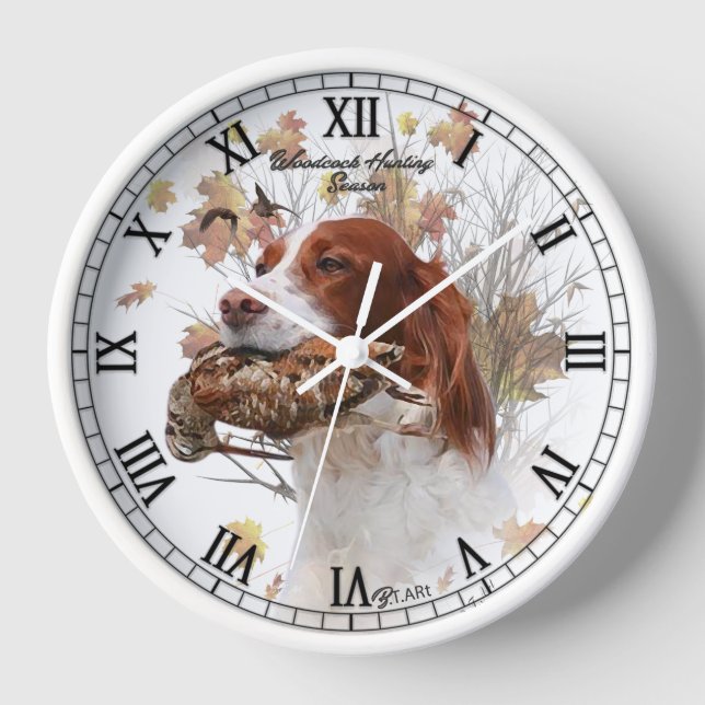 Reloj Perro de aves, caza de leña (Anverso)