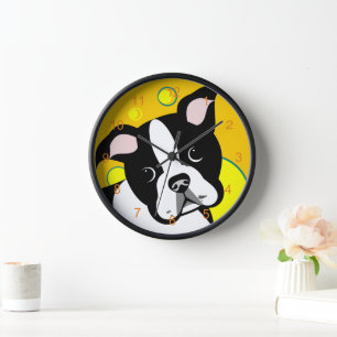 Reloj Perro de Boston Terrier