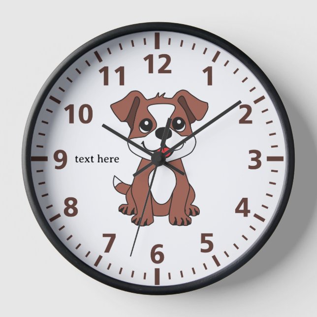 Reloj Perro de dibujos animados (Anverso)