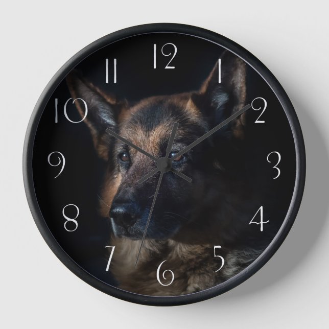 Reloj Perro pastor alemán (Anverso)
