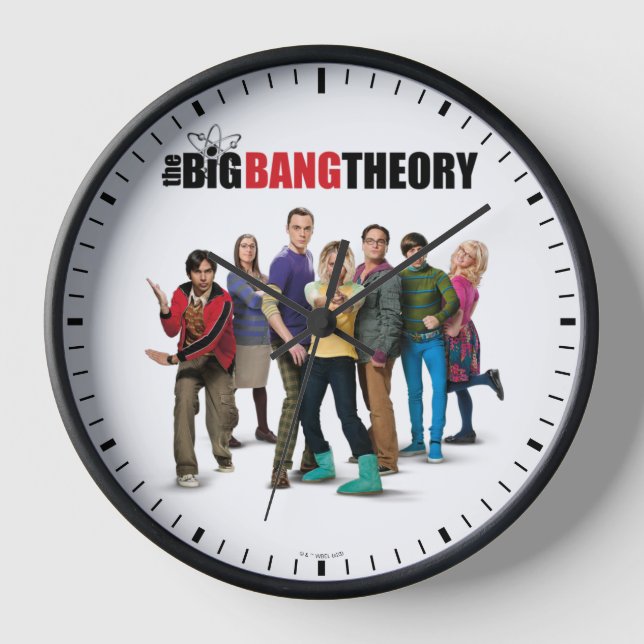 Reloj Personajes de la Teoría del Big Bang (Anverso)