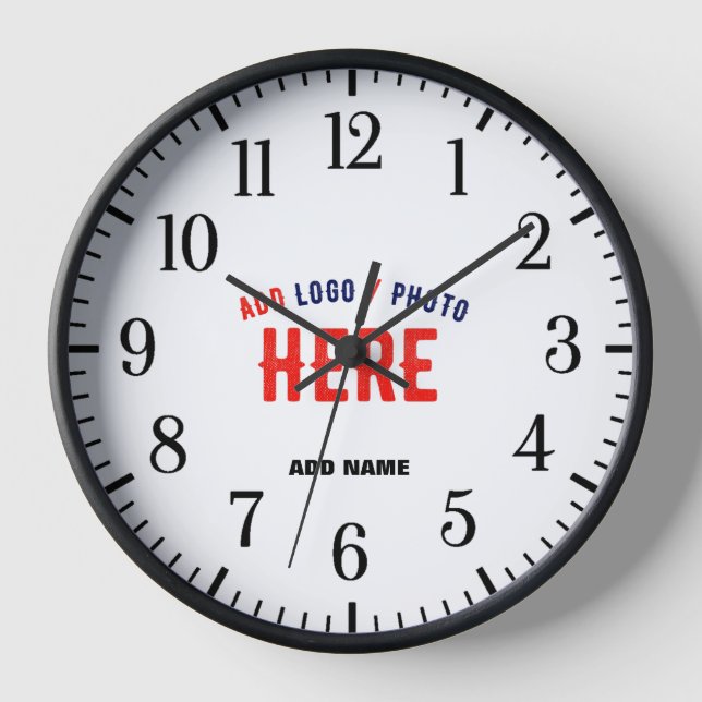 RELOJ PERSONALIZABLE MODERNO ESTILO BLANCO VERIFICADO MA (Anverso)