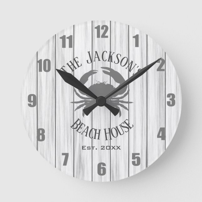 Reloj personalizado de Beach House (Anverso)