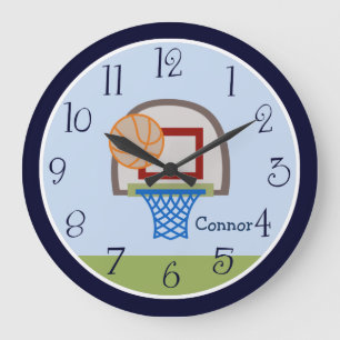 Reloj personalizado de niños de baloncesto de Vars